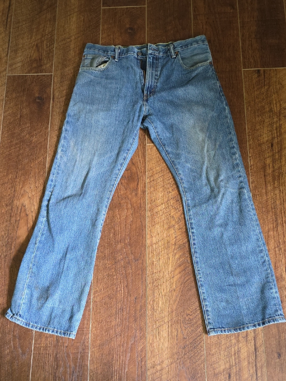 Levi's Light Blue Straight Leg Jeans